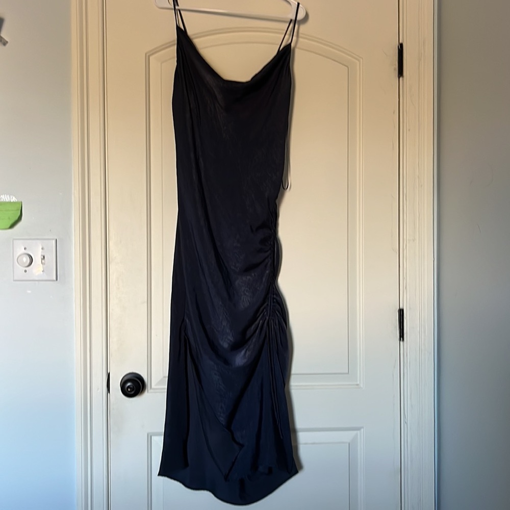 Zara Navy Maxi Dress